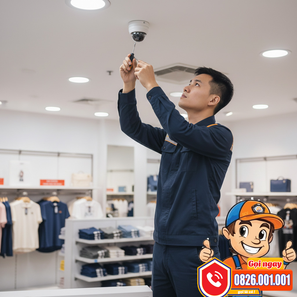 Lắp camera cửa hàng TPHCM